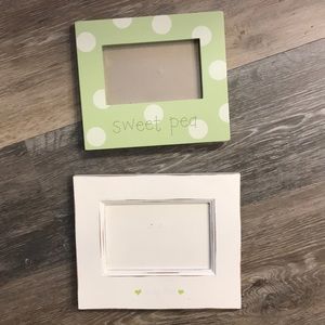 Bundle- 2 baby/kids picture frames 4x6